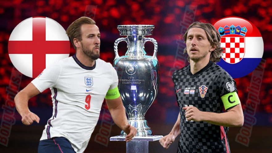 Lịch thi đấu bóng đá EURO 2021 hôm nay 13/6: Anh đấu Croatia, Hà Lan gặp Ukraine